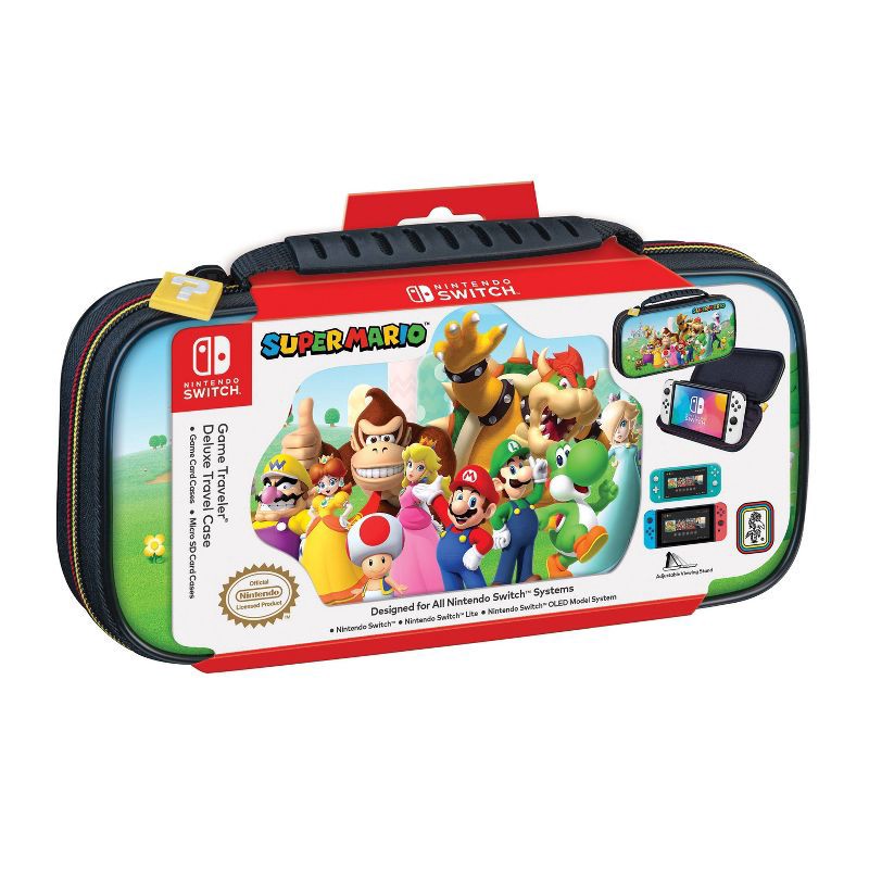 slide 1 of 7, RDS Industries Nintendo Switch Game Traveler Deluxe Travel Case - Super Mario, 1 ct