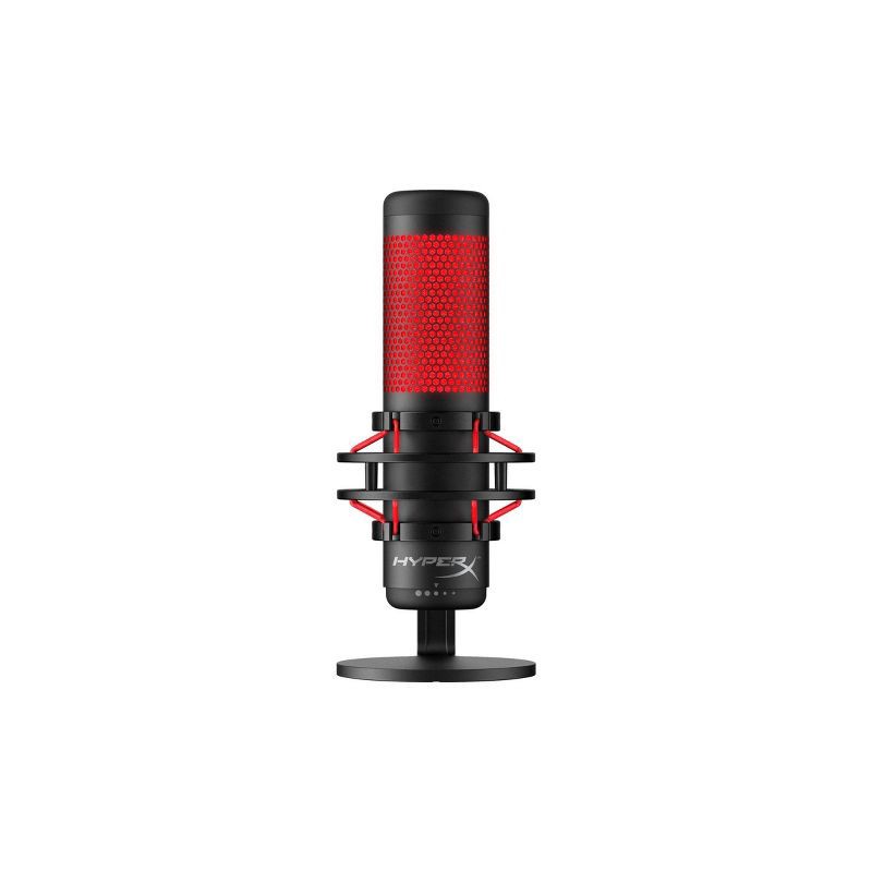 slide 3 of 6, HyperX QuadCast - USB Condenser Gaming Microphone for PC, 1 ct