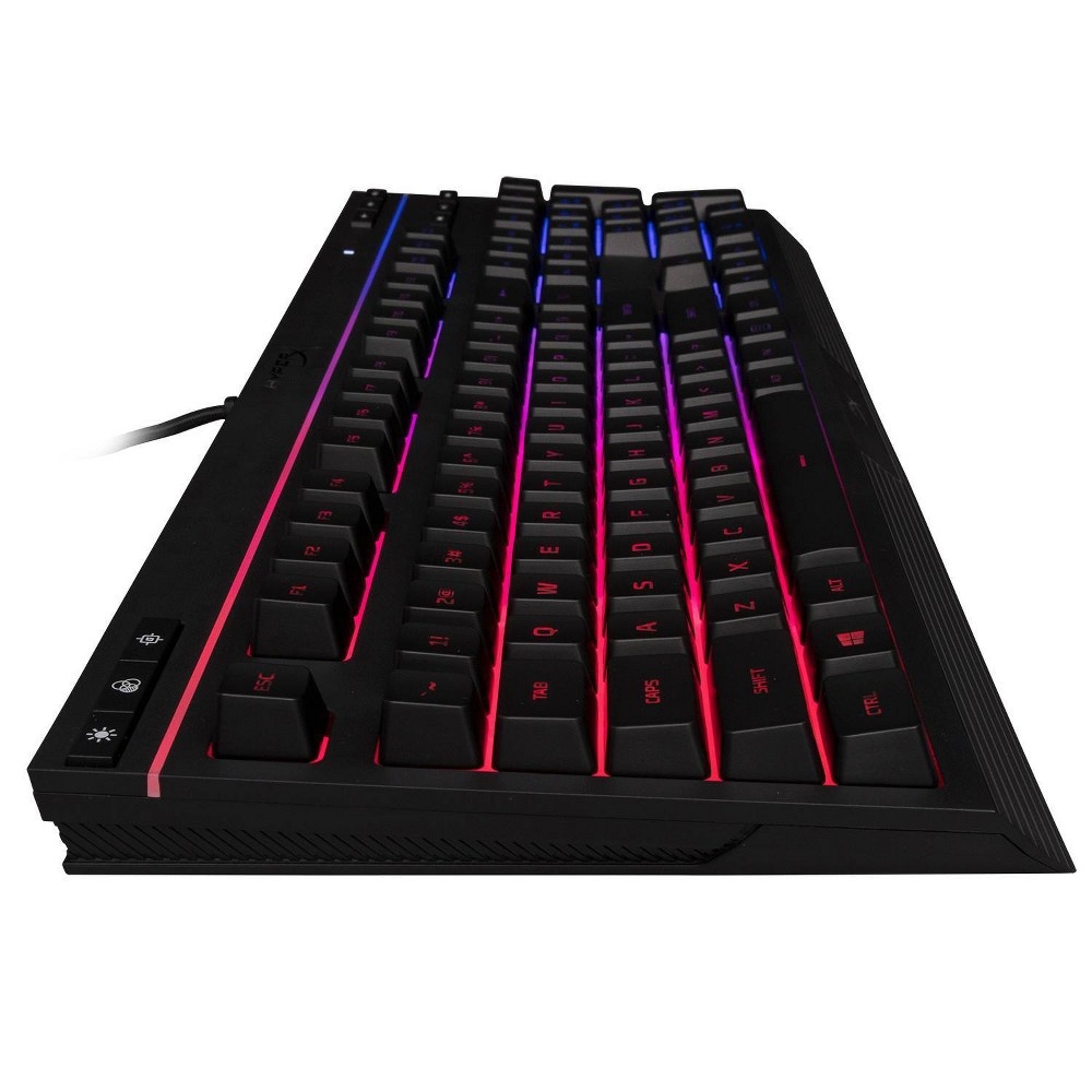 slide 4 of 4, HyperX Alloy Core RGB Membrane Gaming Keyboard for PC, 1 ct