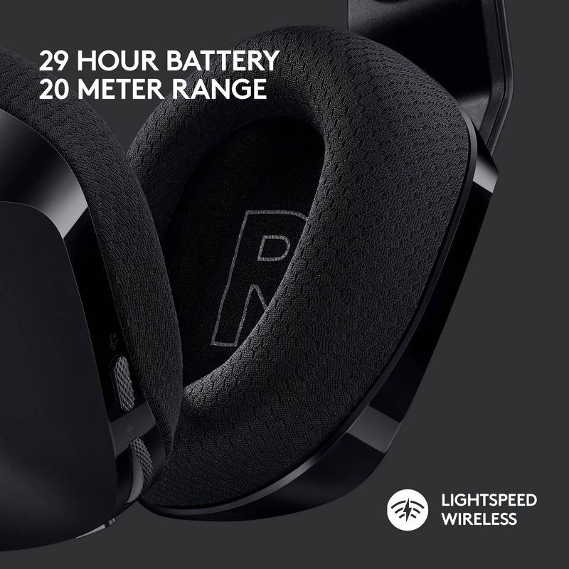 slide 3 of 10, Logitech G733 Wireless Gaming Headset - Black: USB, Adjustable Headband, Foam Ear Cushion, 1 ct