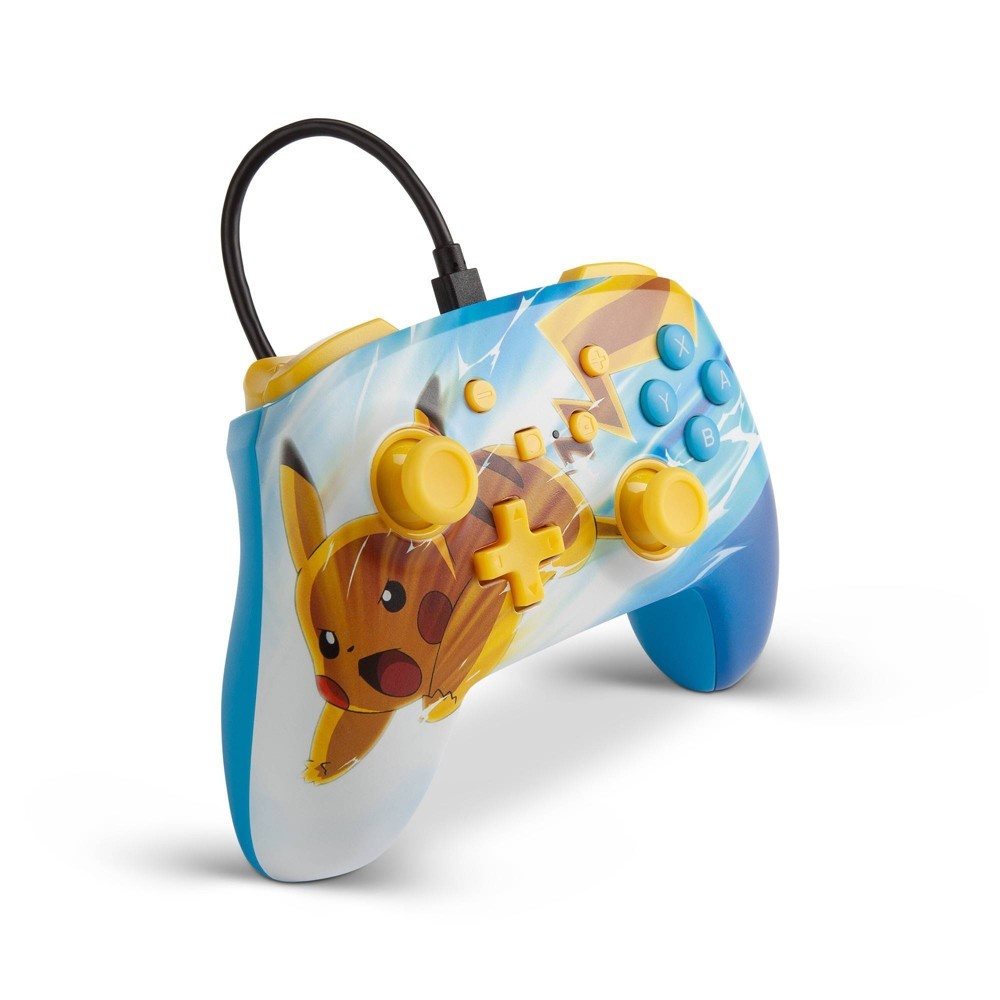 slide 2 of 12, PowerA Enhanced Wired Controller for Nintendo Switch - Pokemon Pikachu Charge, 1 ct