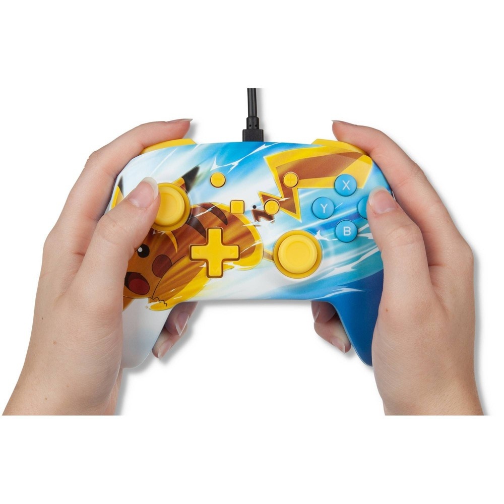 slide 9 of 12, PowerA Enhanced Wired Controller for Nintendo Switch - Pokemon Pikachu Charge, 1 ct