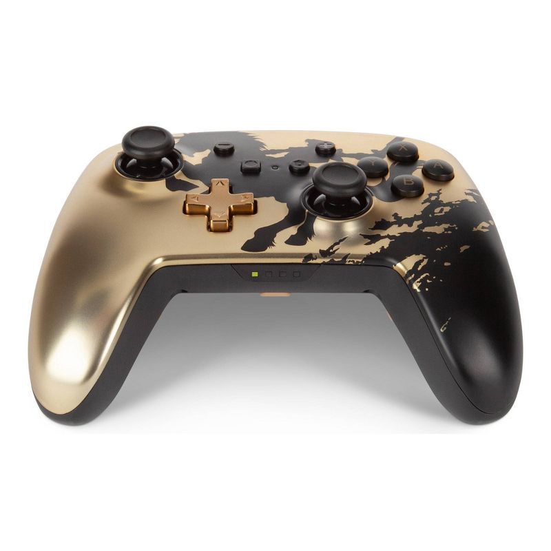 slide 5 of 12, PowerA Enhanced Wireless Controller for Nintendo Switch Legend of Zelda - Gold Rider, 1 ct