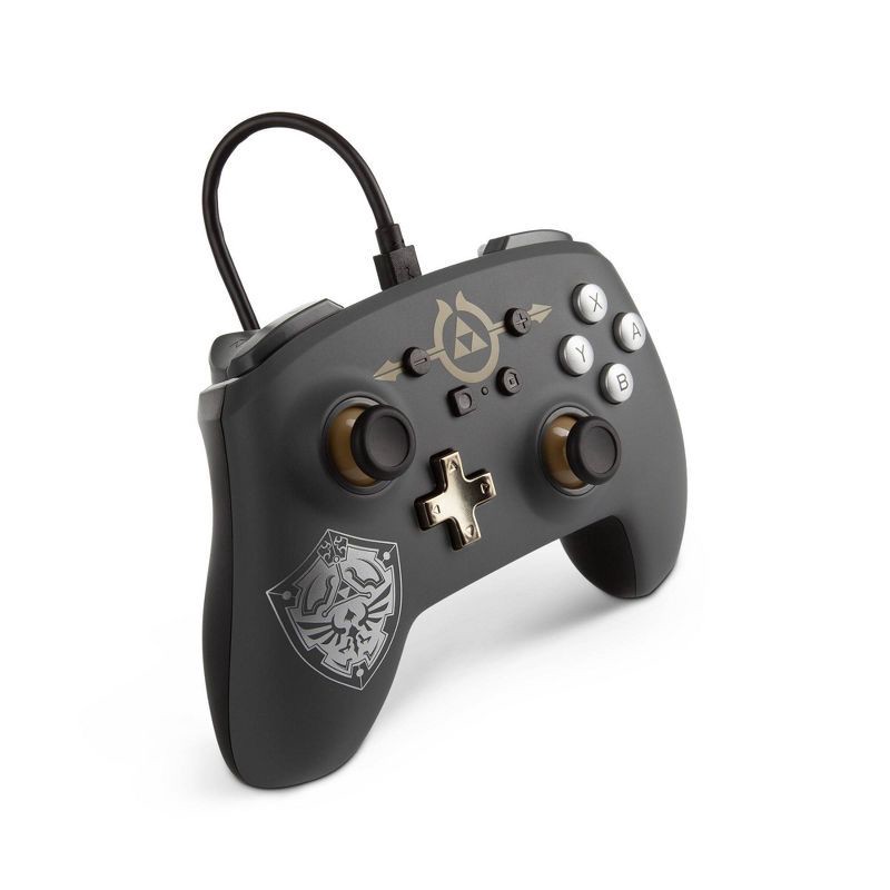 slide 2 of 11, PowerA Enhanced Wired Controller for Nintendo Switch Legend of Zelda Hylian Shield, 1 ct