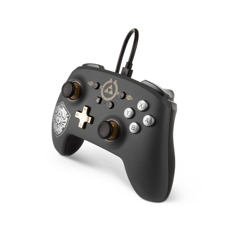 slide 4 of 11, PowerA Enhanced Wired Controller for Nintendo Switch Legend of Zelda Hylian Shield, 1 ct