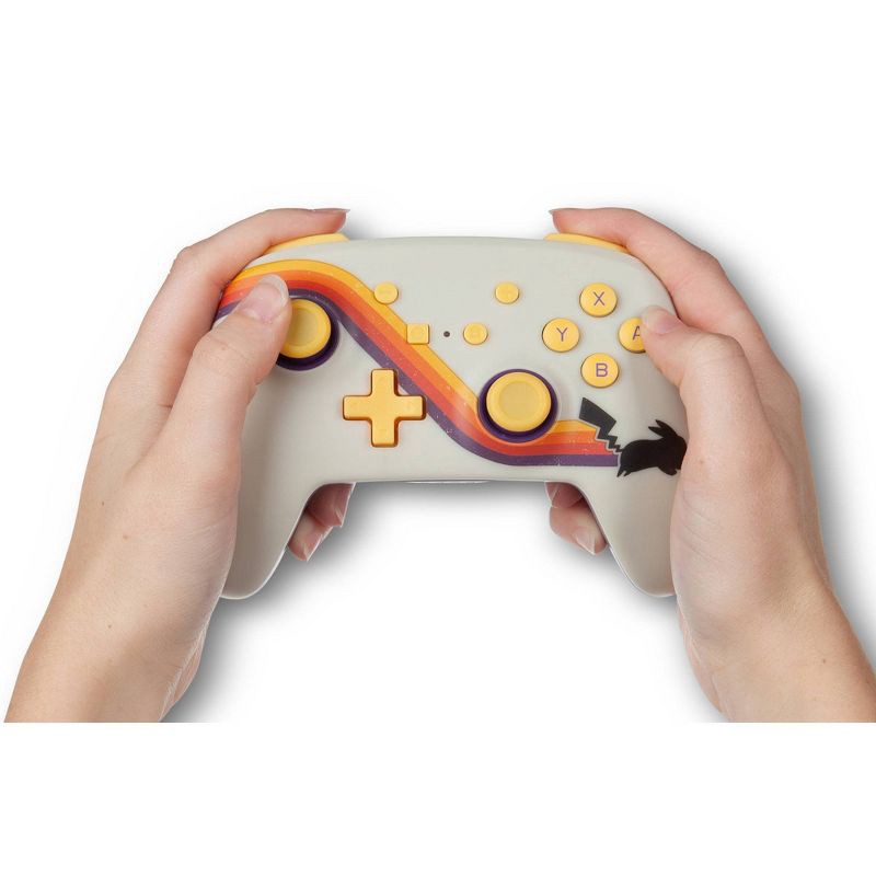 slide 9 of 9, PowerA Enhanced Wireless Controller for Nintendo Switch Pokemon Pikachu Retro, 1 ct