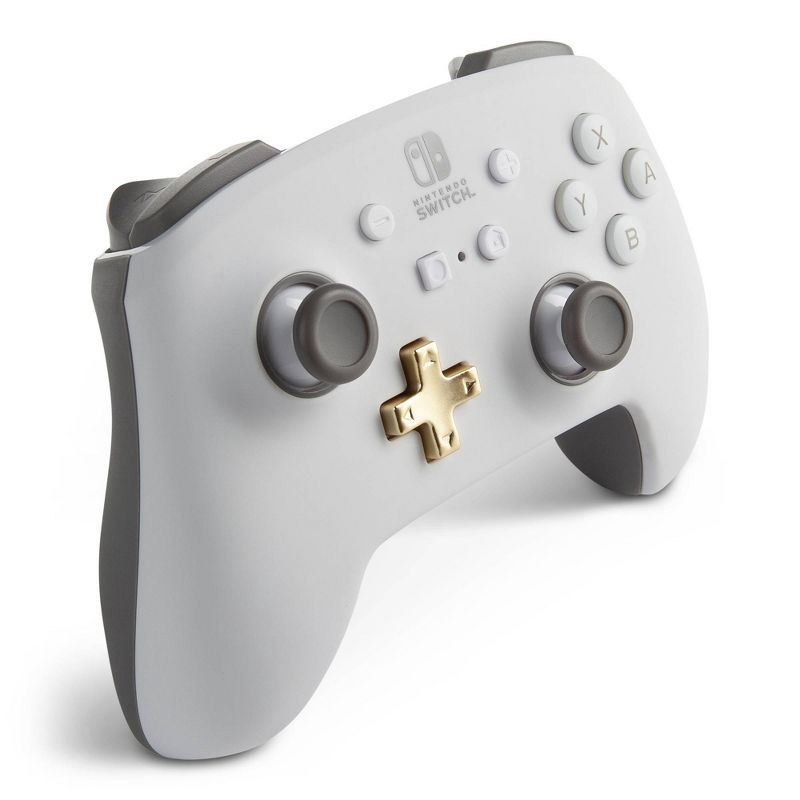 slide 2 of 12, PowerA Enhanced Wireless Controller for Nintendo Switch - White, 1 ct