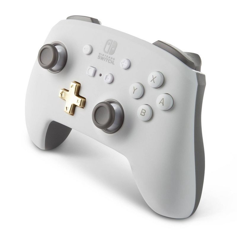 slide 9 of 12, PowerA Enhanced Wireless Controller for Nintendo Switch - White, 1 ct