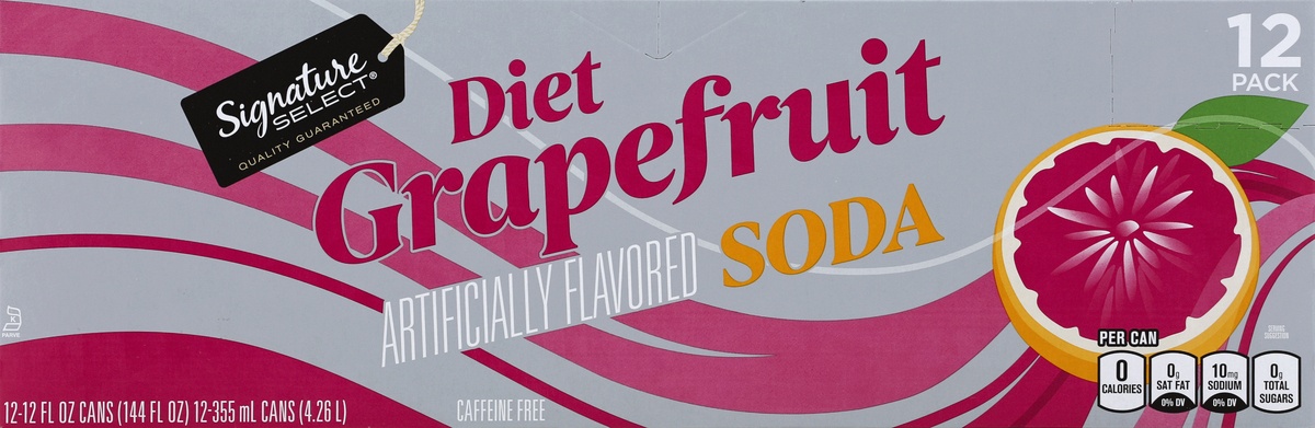 slide 6 of 7, Refreshe Soda Grapefruit Diet - 12 ct; 12 fl oz, 12 ct; 12 fl oz