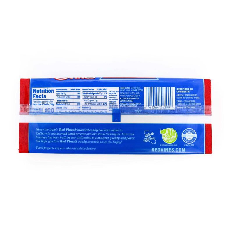 slide 5 of 5, Red Vines Holiday Original Red Twists - 4oz, 4 oz