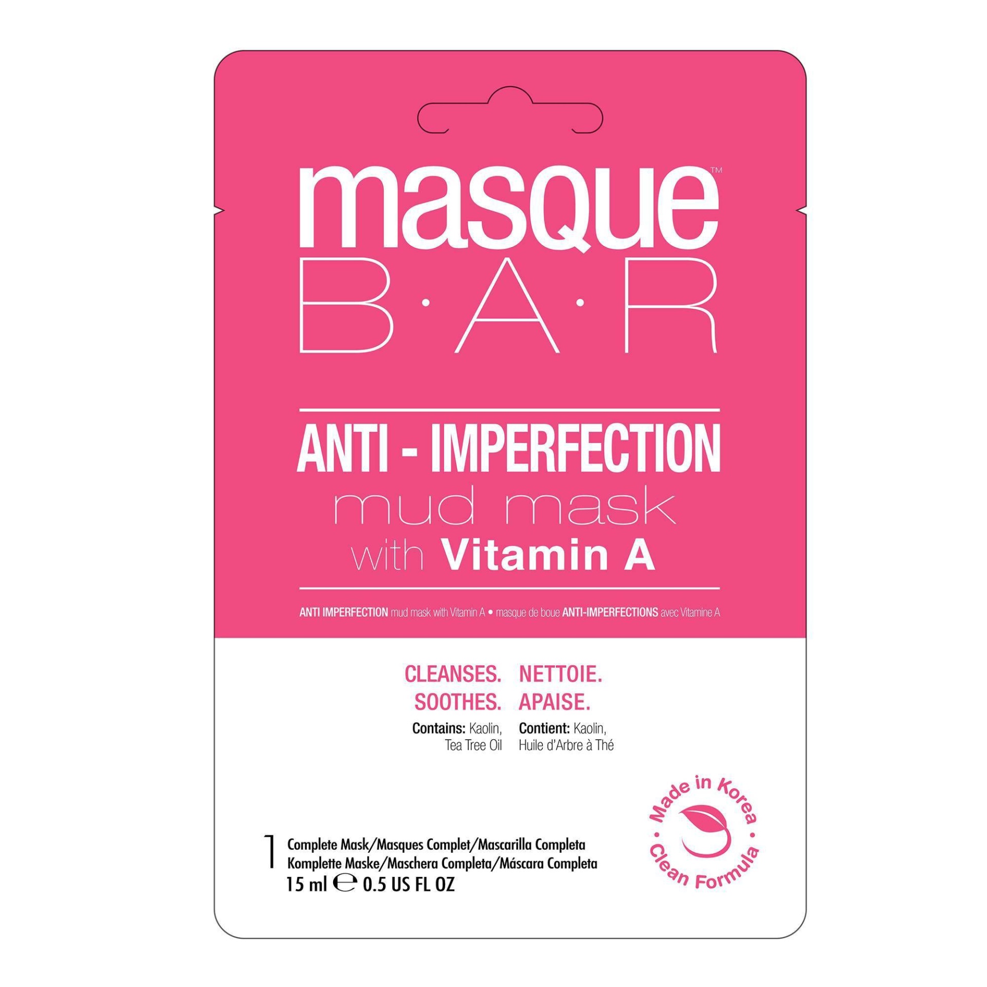 slide 1 of 3, Masque Bar Anti Imperfection Mud Mask, 15 ml