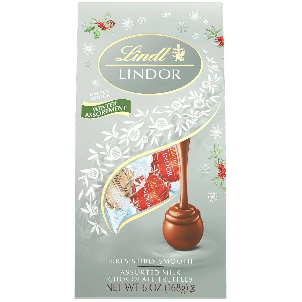 Lindt Lindor Holiday Winter Assortment Milk Chocolate Truffles 6 Oz Shipt 8674