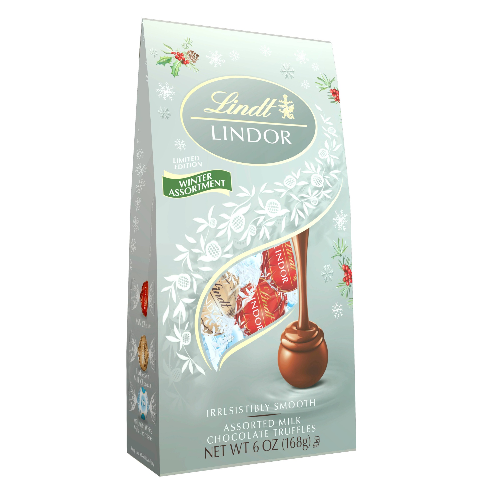 Lindt Lindor Holiday Winter Assortment Milk Chocolate Truffles 6 Oz Shipt 4613