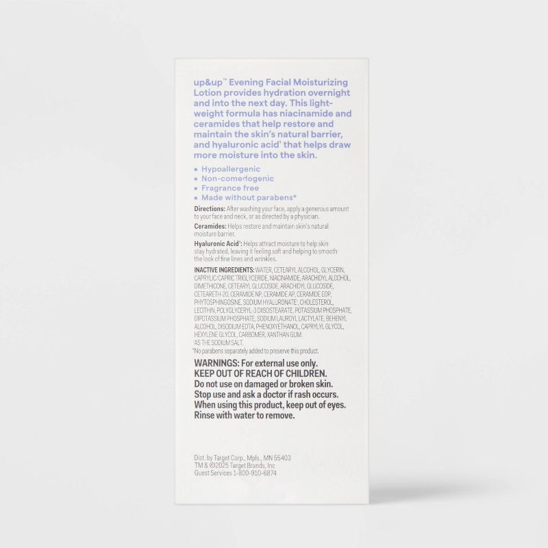 slide 4 of 5, PM Facial Moisturizing Lotion - 3 fl oz - up&up™, 3 fl oz