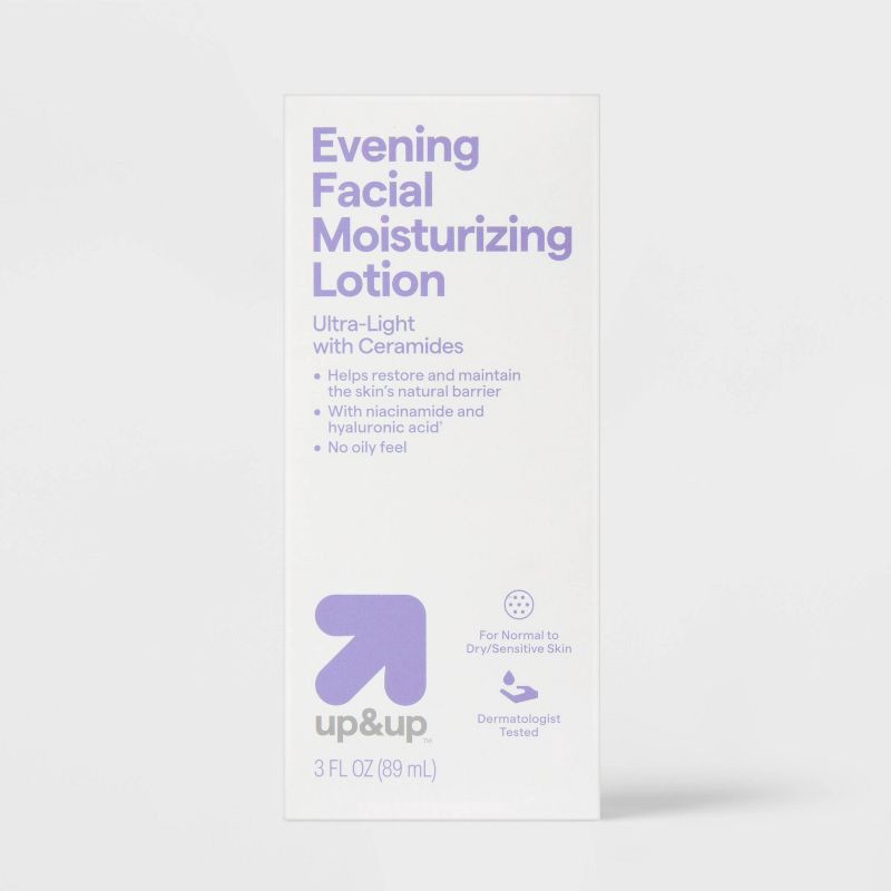 slide 1 of 5, PM Facial Moisturizing Lotion - 3 fl oz - up&up™, 3 fl oz