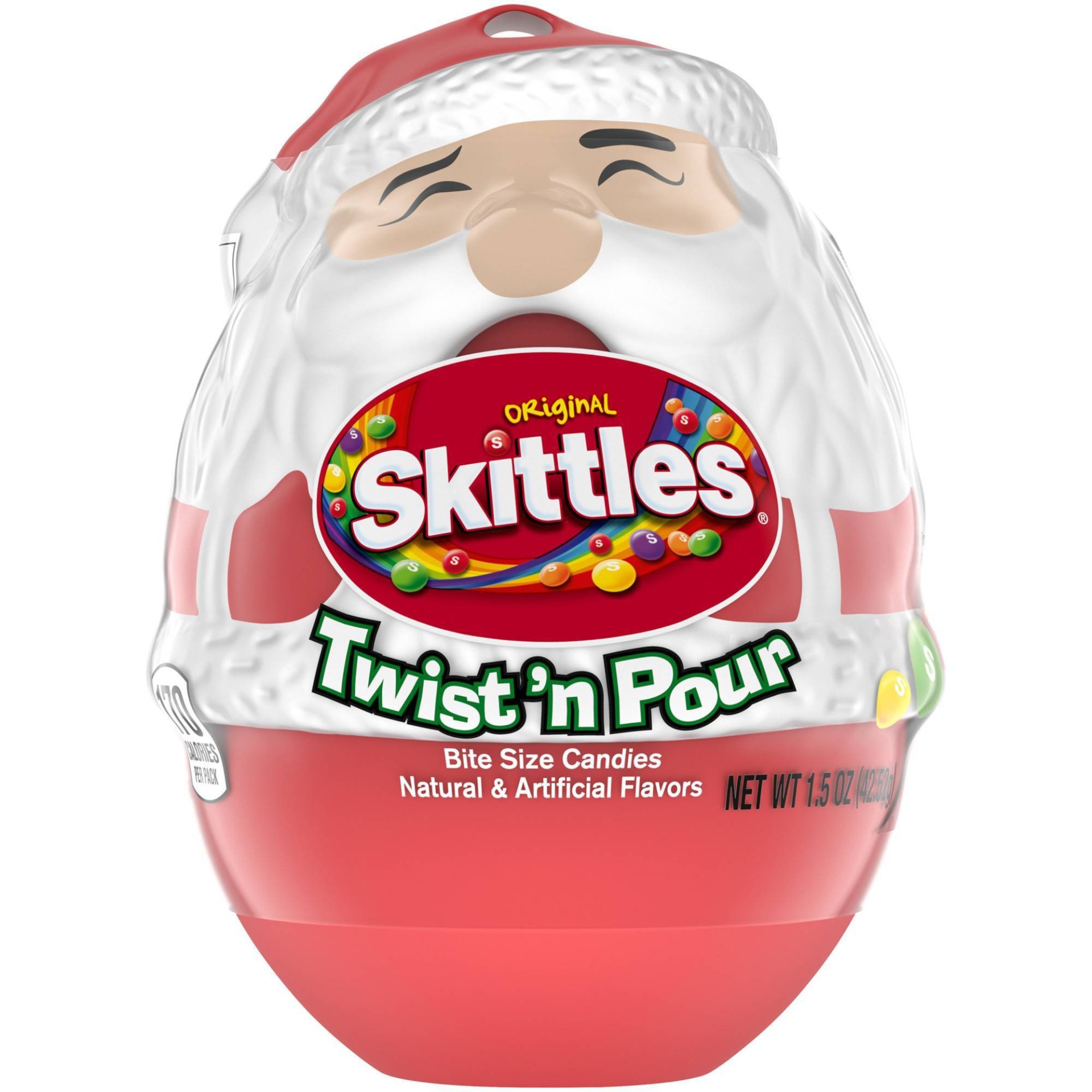 slide 1 of 7, Skittles Holiday Original Twist & Pour - 1.5oz, 1.5 oz