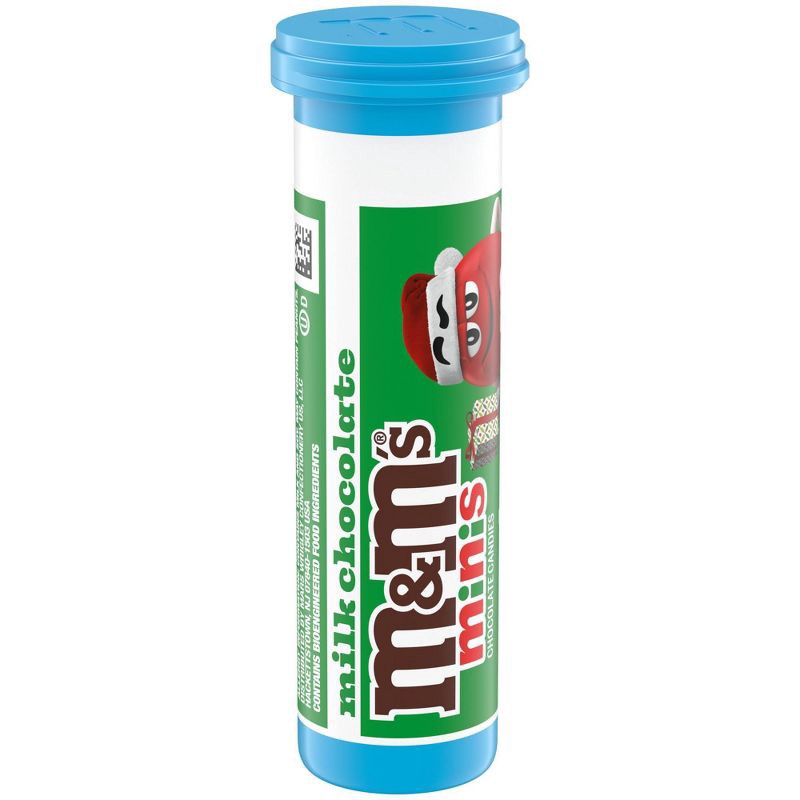 slide 2 of 10, M&M's Holiday Milk Chocolate Minis Christmas Candy Tube - 1.08oz, 1.08 oz