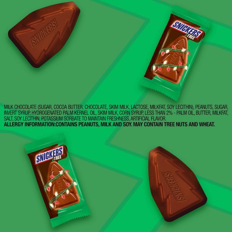 slide 2 of 8, Snickers Christmas Trees Individually Wrapped Chocolate Candy Bars - 6.6oz/6ct, 6 ct; 6.6 oz