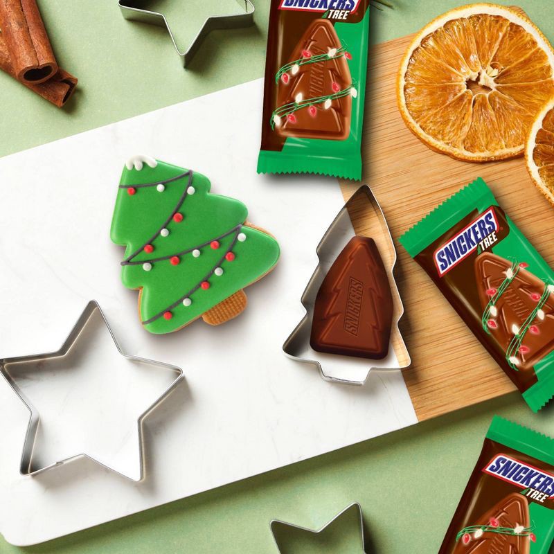 slide 7 of 8, Snickers Christmas Trees Individually Wrapped Chocolate Candy Bars - 6.6oz/6ct, 6 ct; 6.6 oz
