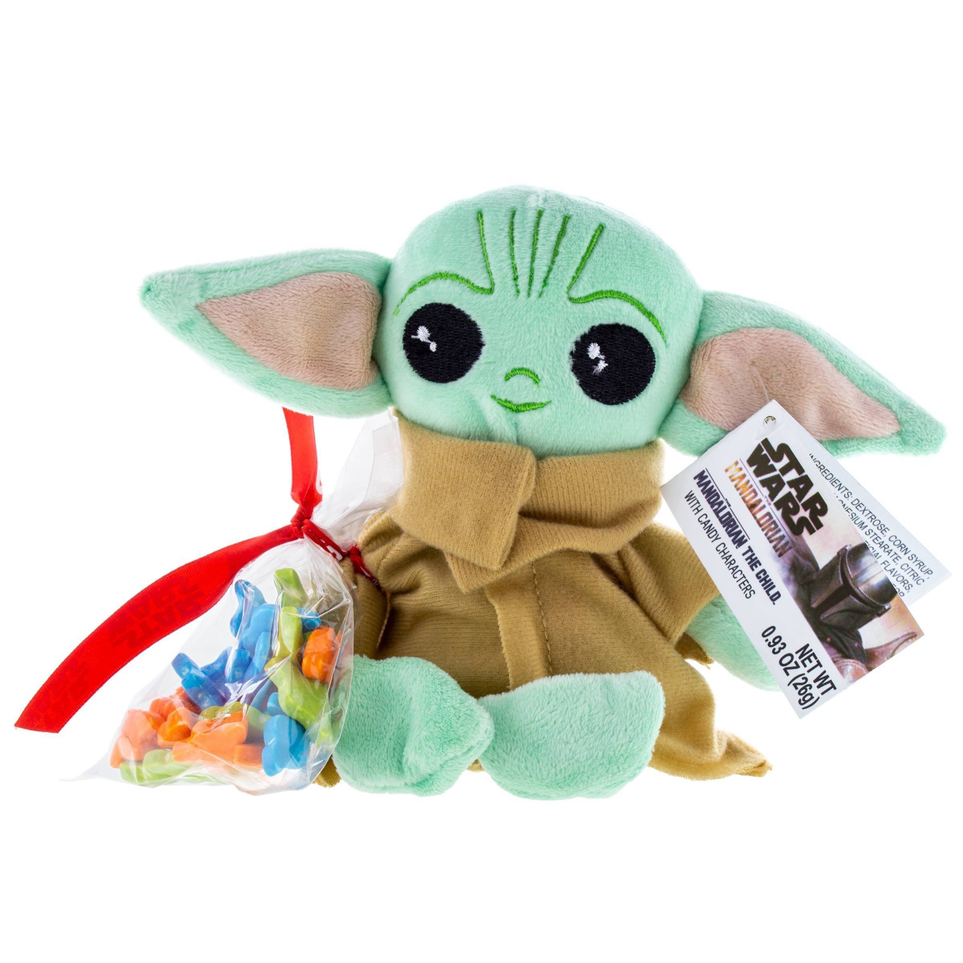 slide 1 of 3, Star Wars Mandalorian The Child Holiday Plush with Candy, 0.93 oz