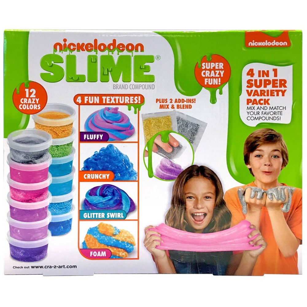 slide 7 of 10, Nickelodeon 4-in-1 Super Variety Slime Pack, 1 ct