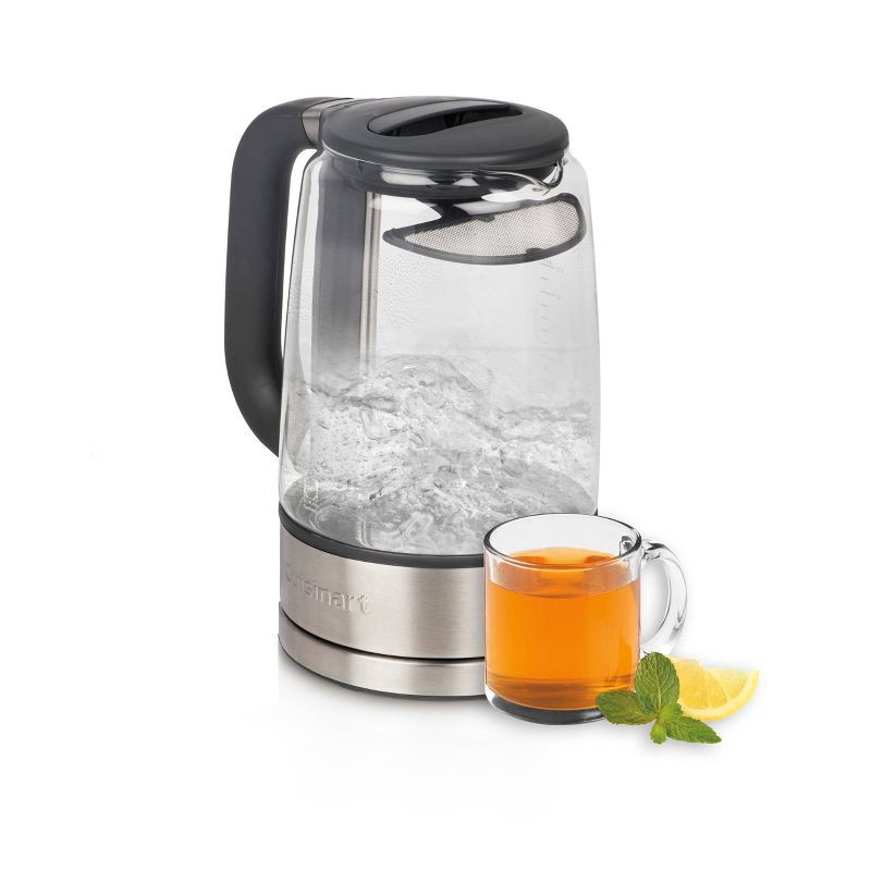 slide 1 of 1, Cuisinart 1.7L Cordless Glass Electric Kettle - Stainless Steel - GK-17, 1.7 liter