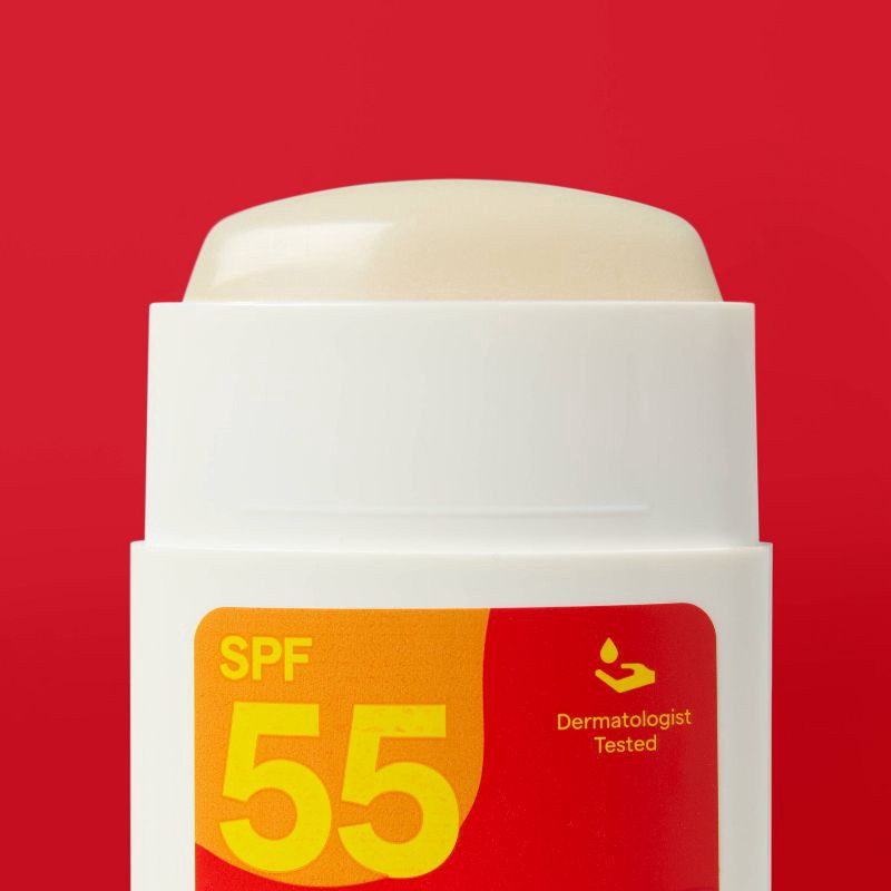 slide 2 of 7, Adult Sport Sunscreen Stick - SPF 55 - 1.5oz - up&up™, 55 x 1.5 oz