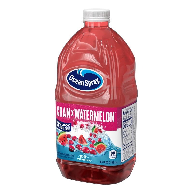 slide 9 of 12, Ocean Spray Cran-Watermelon Juice - 64 fl oz Bottle, 64 fl oz