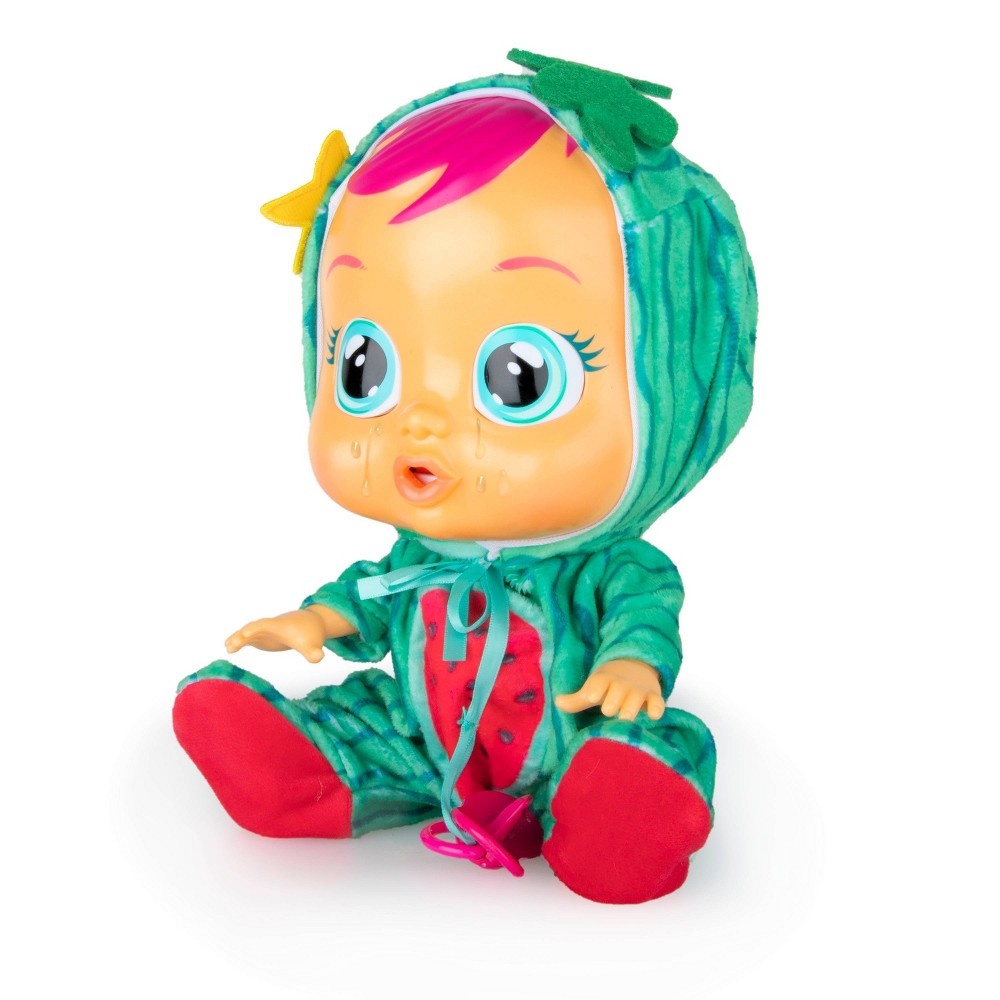 slide 2 of 9, Cry Babies Tutti Frutti Mel the Watermelon Scented Doll, 1 ct