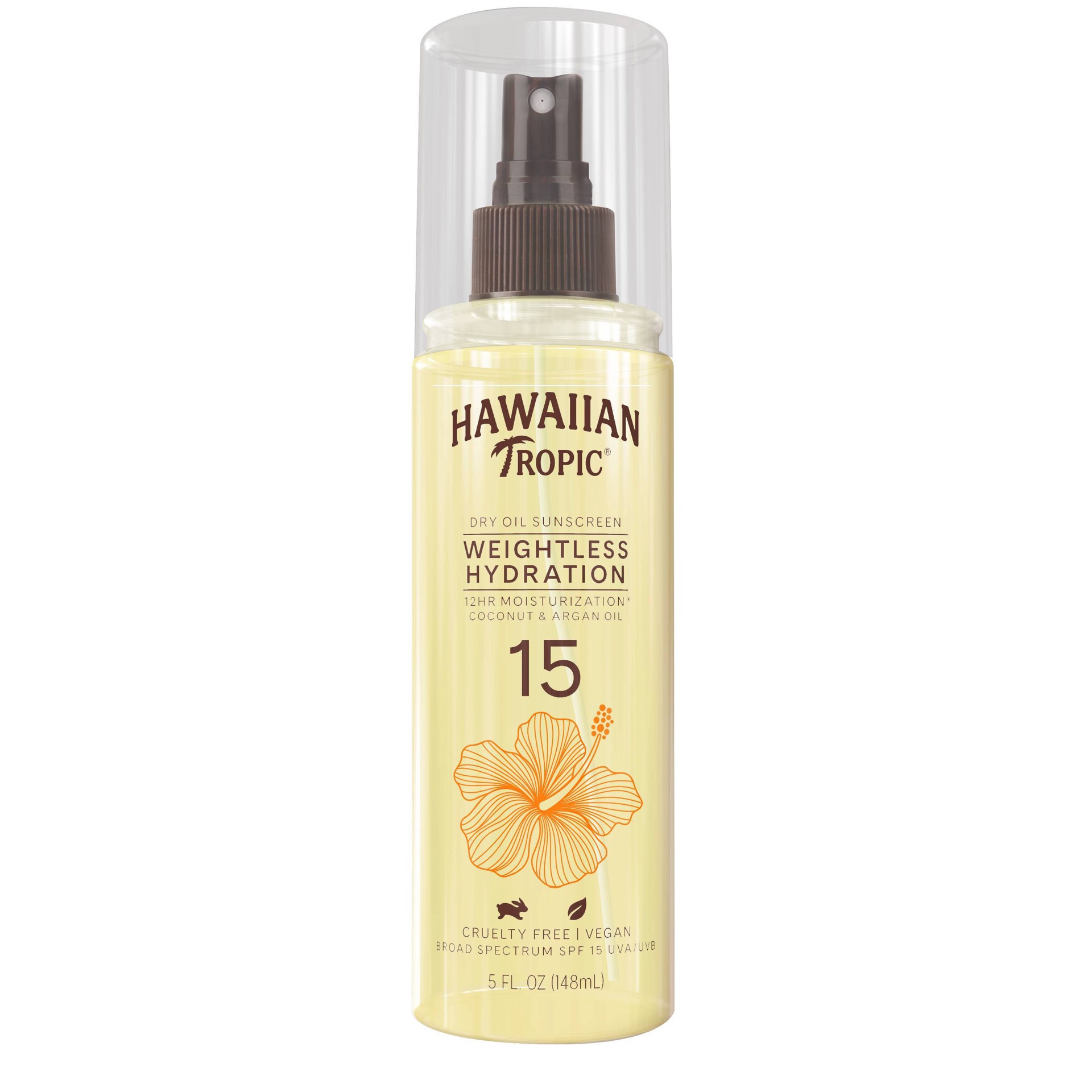 slide 1 of 3, Hawaiian Tropic Silk Hydration Dry Oil Mist - SPF 15 - 5 fl oz, 15 x 5 fl oz