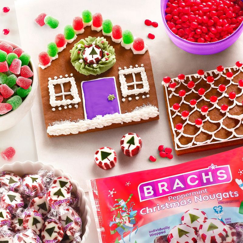 slide 5 of 7, Brach's Christmas Candy Peppermint Nougats - 11oz, 11 oz