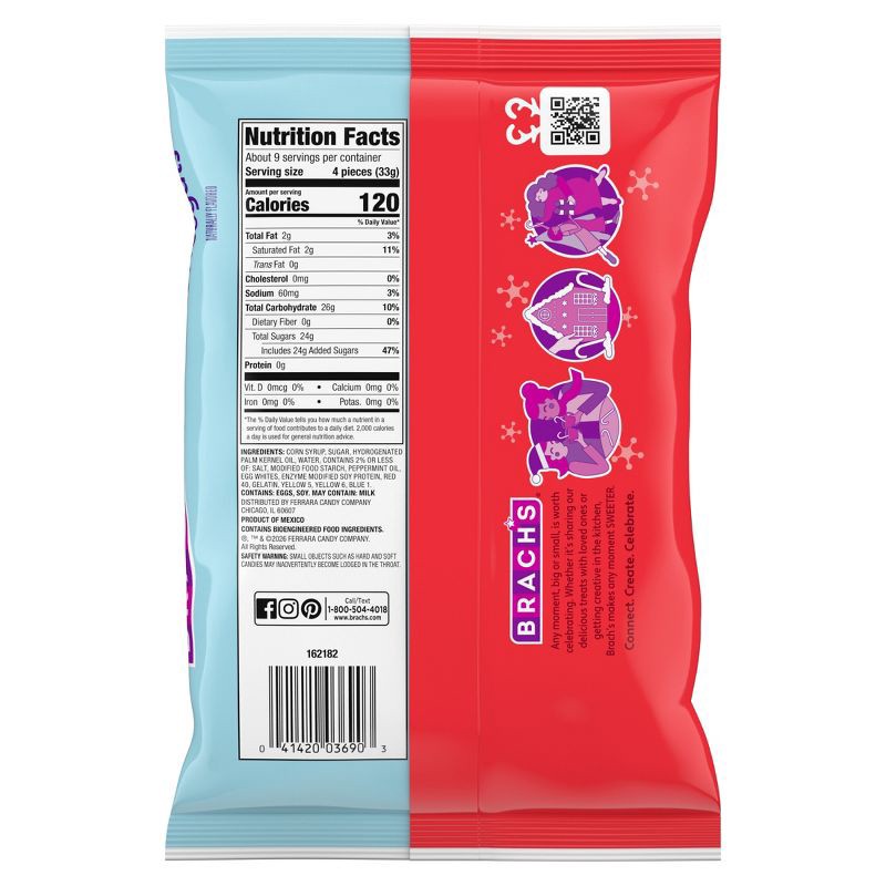 slide 2 of 7, Brach's Christmas Candy Peppermint Nougats - 11oz, 11 oz