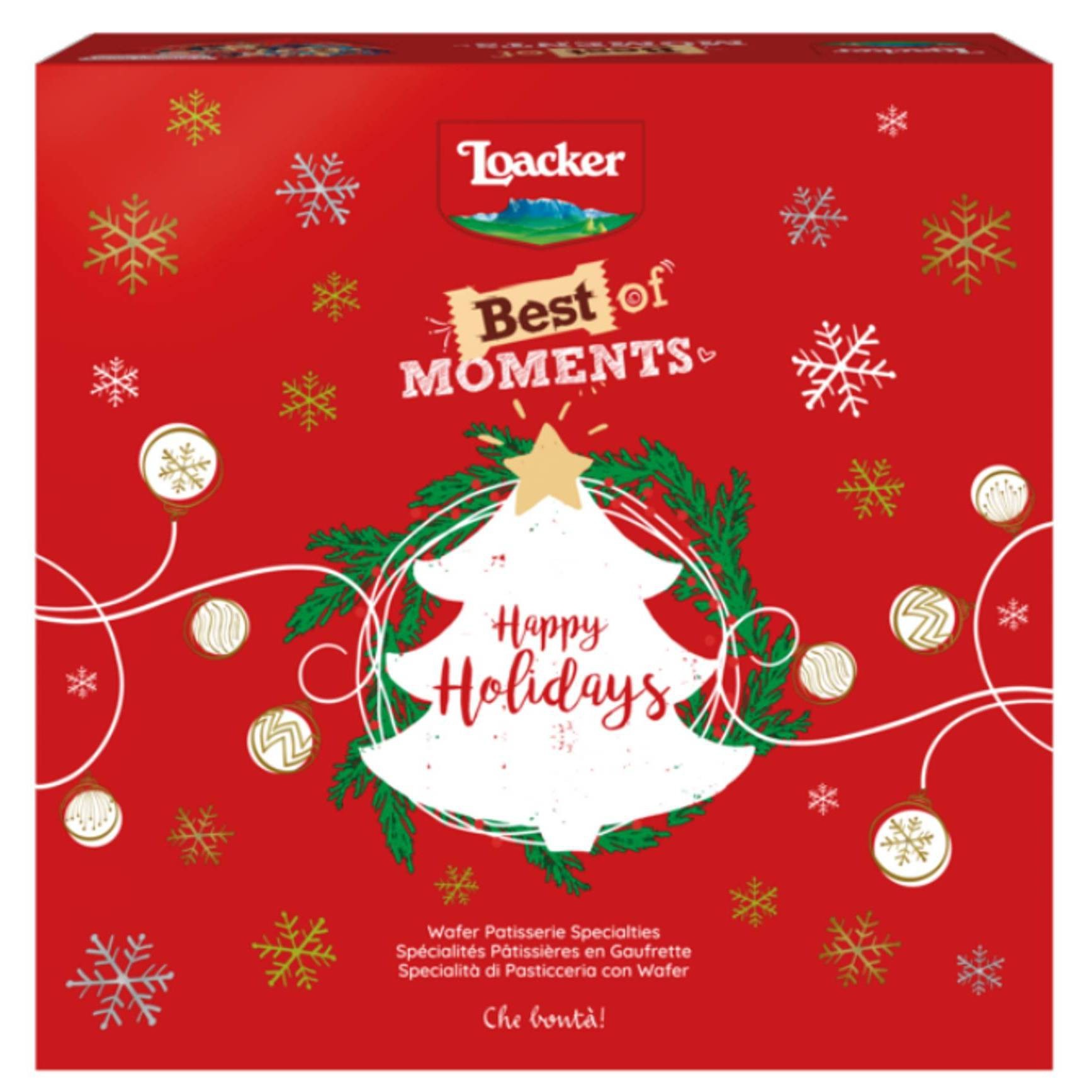 slide 1 of 5, Loacker Holiday Best of Moments Assorted Gift Box - 14.11oz, 14.11 oz