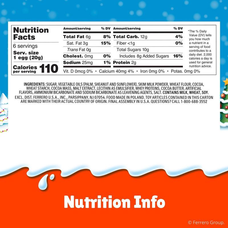 slide 2 of 8, Kinder Joy Christmas Multipack - 4.2oz/6ct, 6 ct; 4.2 oz