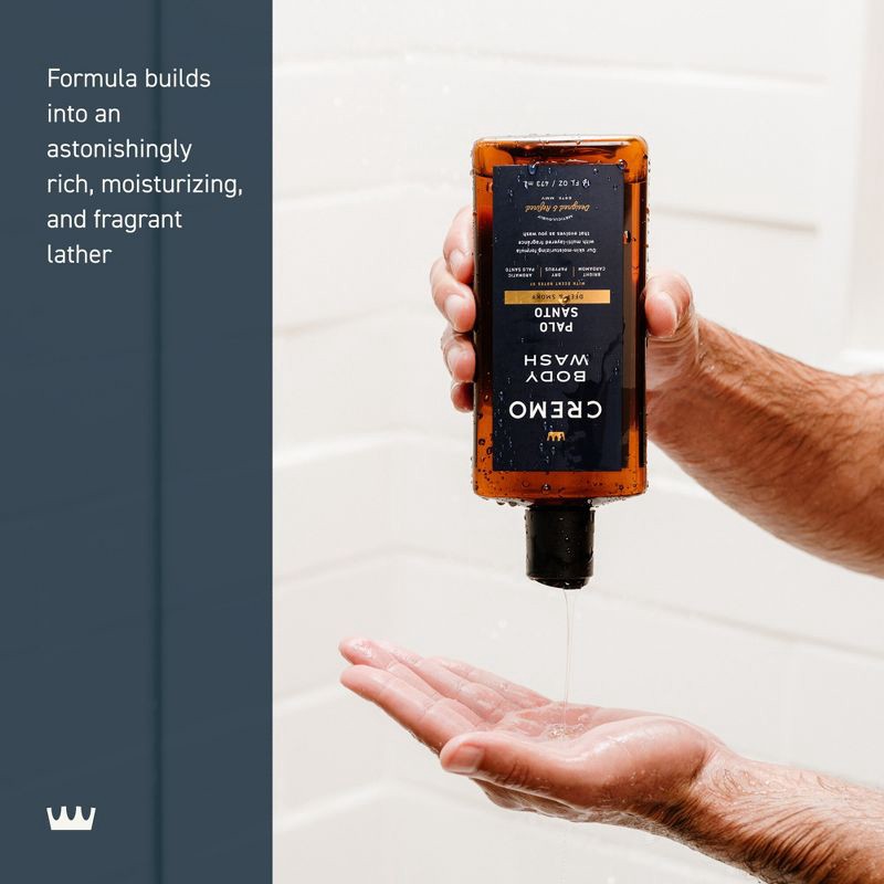 slide 5 of 7, Cremo Palo Santo Body Wash - 16 fl oz, 16 fl oz
