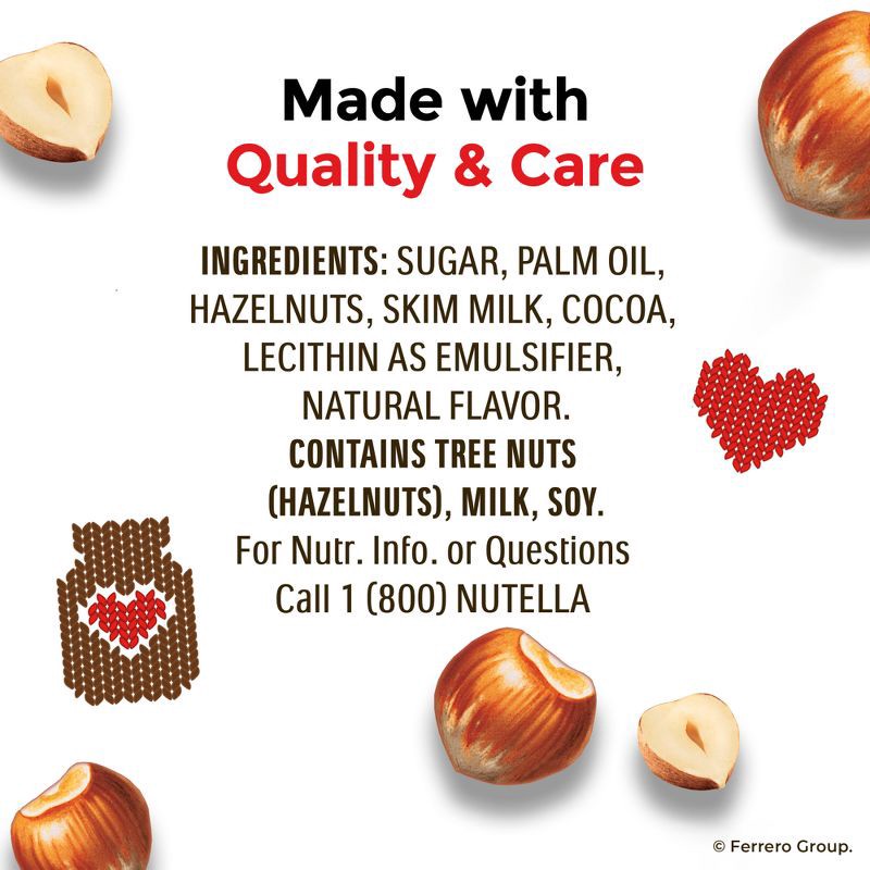 slide 2 of 7, Nutella Mini Christmas Chocolate Hazelnut Spread - 1.05oz, 1.05 oz