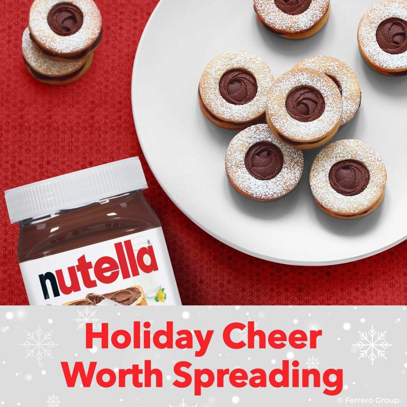 slide 3 of 9, Nutella Christmas Mini Chocolate Hazelnut Spread - 1.05oz, 1.05 oz