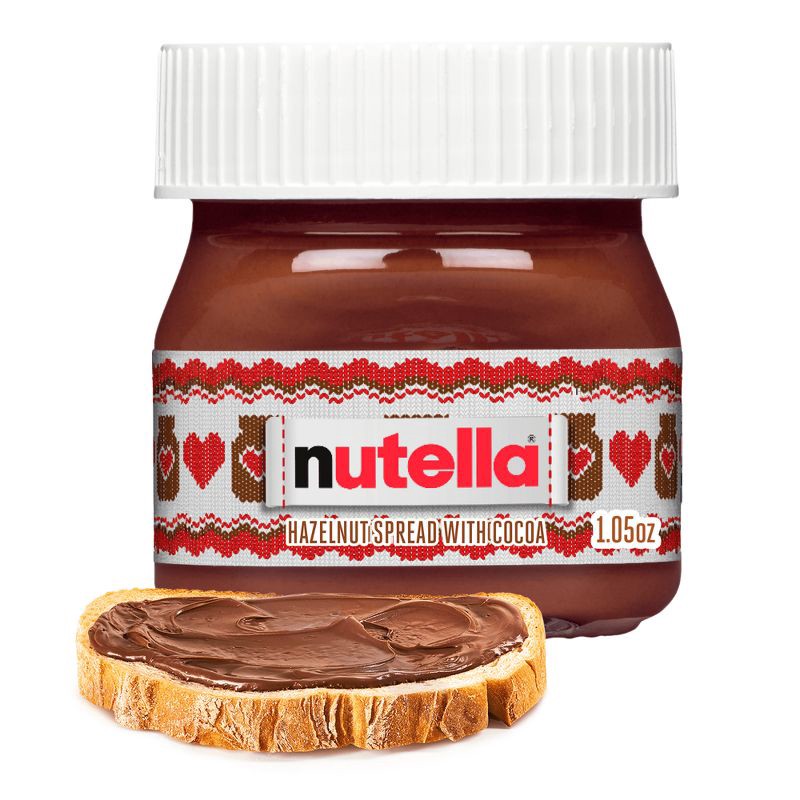 slide 1 of 7, Nutella Mini Christmas Chocolate Hazelnut Spread - 1.05oz, 1.05 oz