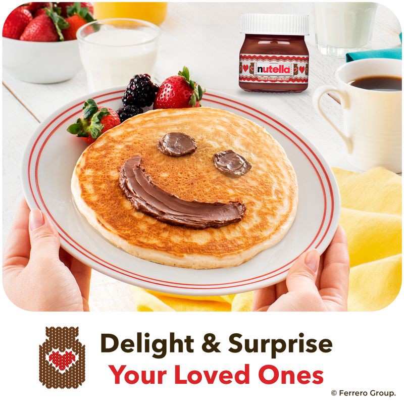 slide 6 of 7, Nutella Mini Christmas Chocolate Hazelnut Spread - 1.05oz, 1.05 oz