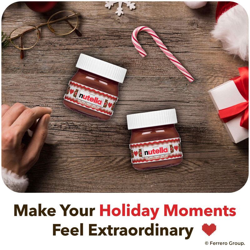 slide 5 of 7, Nutella Mini Christmas Chocolate Hazelnut Spread - 1.05oz, 1.05 oz