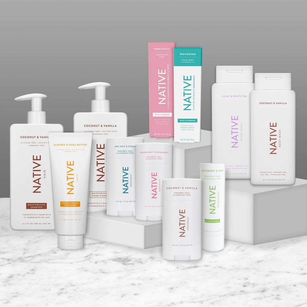 Native Almond & Shea butter Strengthening Vegan Conditioner Sulfate