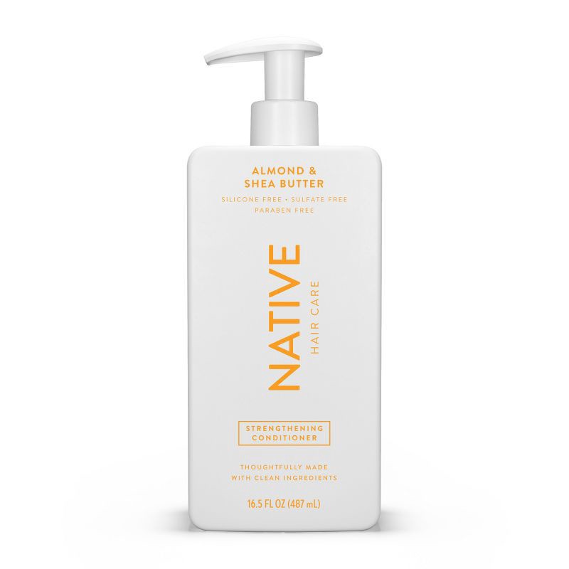 slide 1 of 11, Native Almond & Shea butter Strengthening Vegan Conditioner Sulfate, Paraben and Silicone Free - 16.5 fl oz, 16.5 fl oz