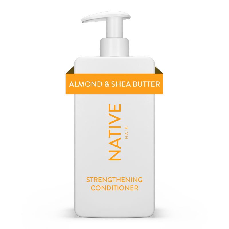 slide 1 of 8, Native Almond & Shea butter Strengthening Vegan Conditioner Sulfate, Paraben and Silicone Free - 16.5 fl oz, 16.5 fl oz