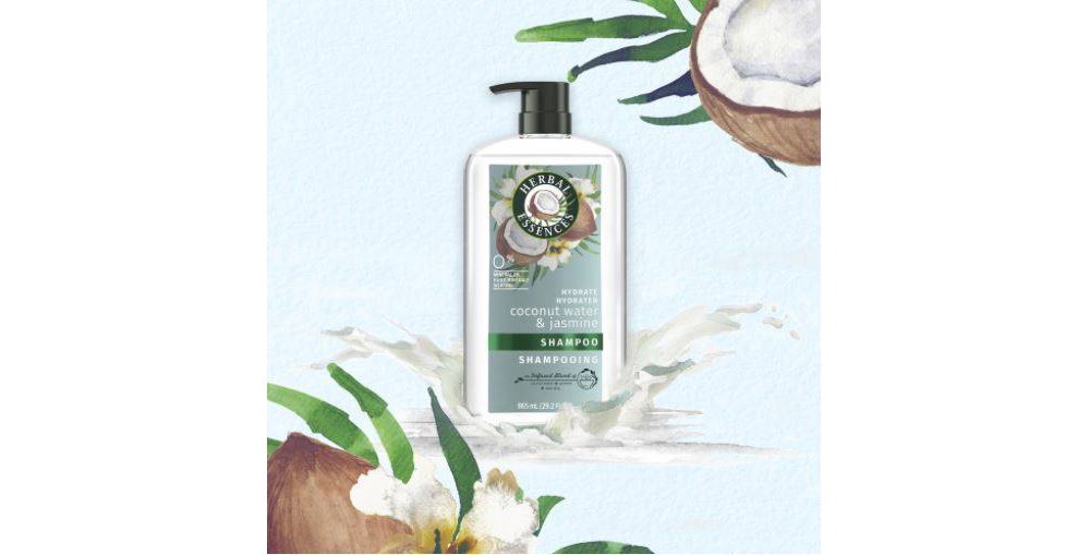 slide 4 of 4, Herbal Essences Hydrating Shampoo with Coconut Water & Jasmine - 29.2 fl oz, 29.2 fl oz