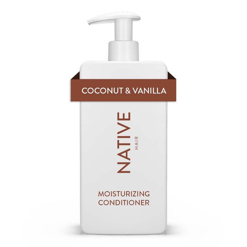 slide 1 of 8, Native Coconut & Vanilla Moisturizing Vegan Conditioner, Clean, Sulfate, Paraben and Silicone Free - 16.5 fl oz, 16.5 fl oz