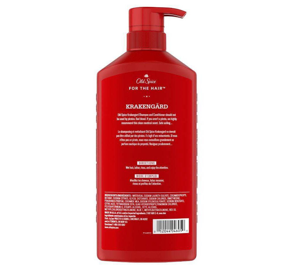 Old Spice Krakengard 2-in-1 Shampoo and Conditioner for Men - 21.9 fl ...