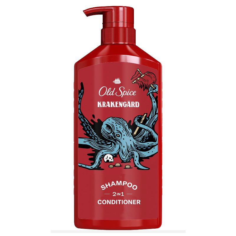 slide 1 of 1, Old Spice Krakengard 2-in-1 Men's Shampoo and Conditioner - 21.9 fl oz, 21.9 fl oz