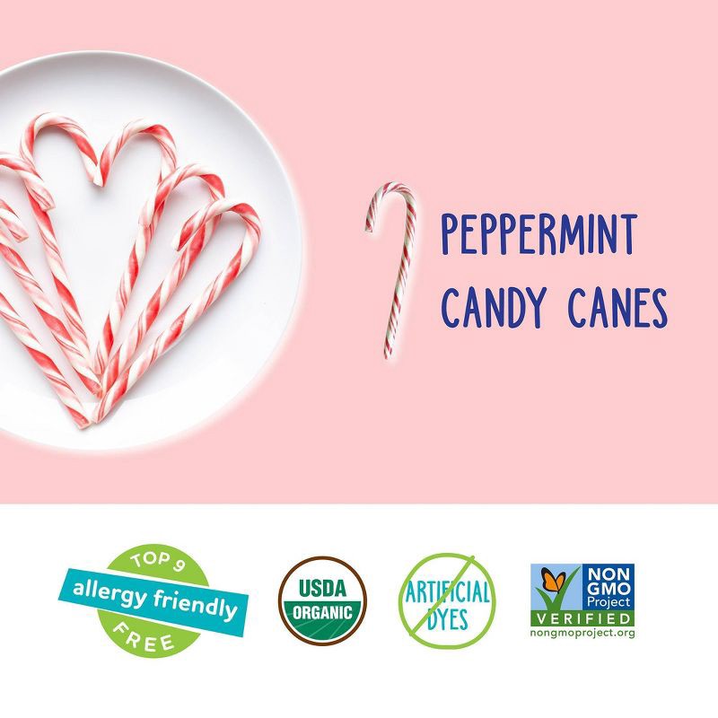 slide 4 of 7, YumEarth Yum Earth Christmas Candy Canes - 4.94oz/10ct, 4.94 oz, 10 ct