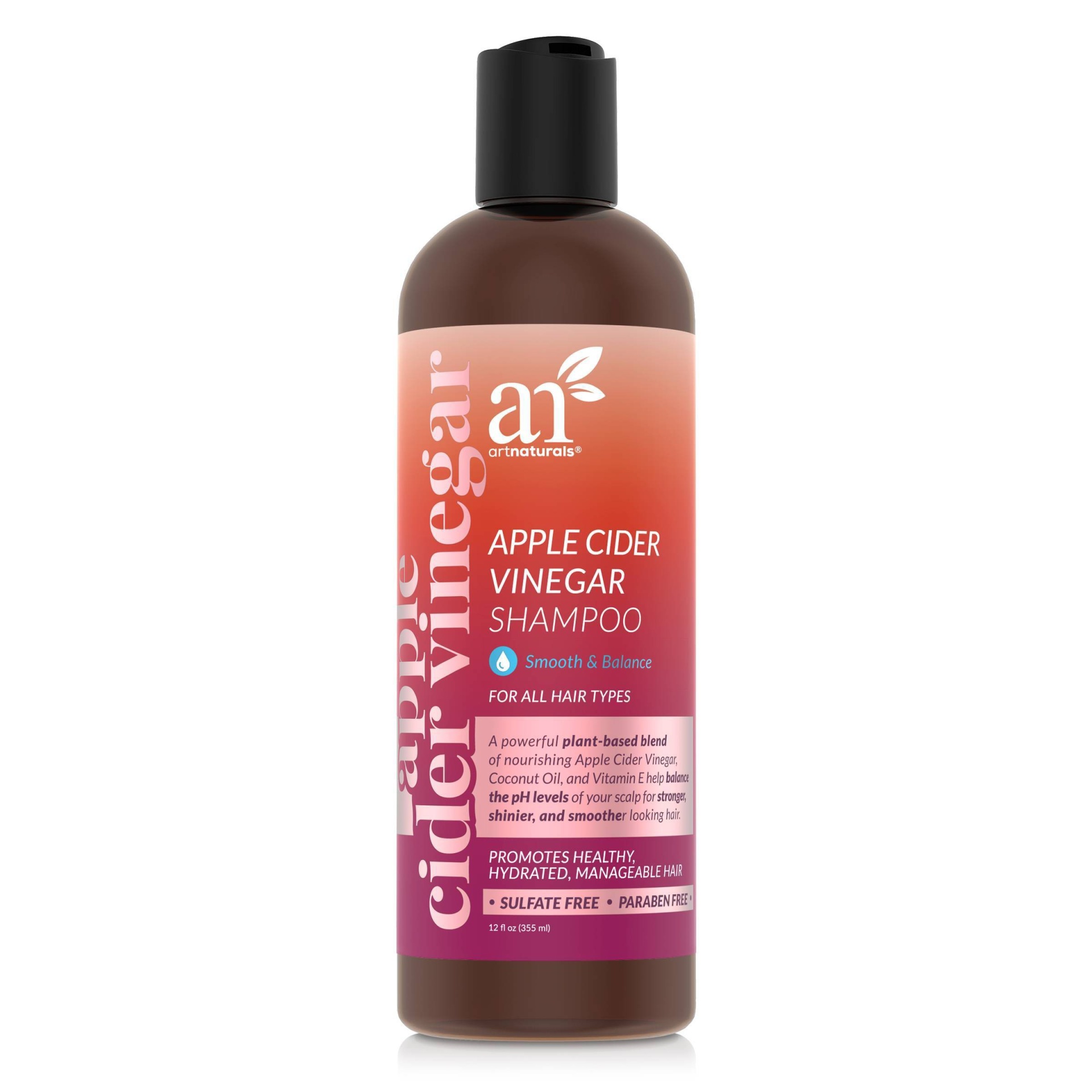artnaturals Apple Cider Vinegar Shampoo 12 fl oz Shipt