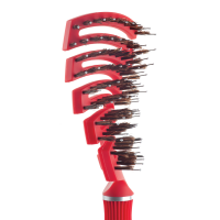 slide 3 of 17, KareCo Tangle Buster Superflex Brush, Red, 1 ct